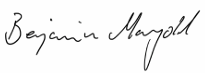 Unterschrift Benjamin Mangold